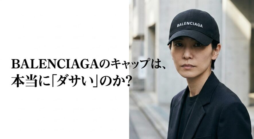 BALENCIAGAのキャップは本当に「ダサい」のか？を検証