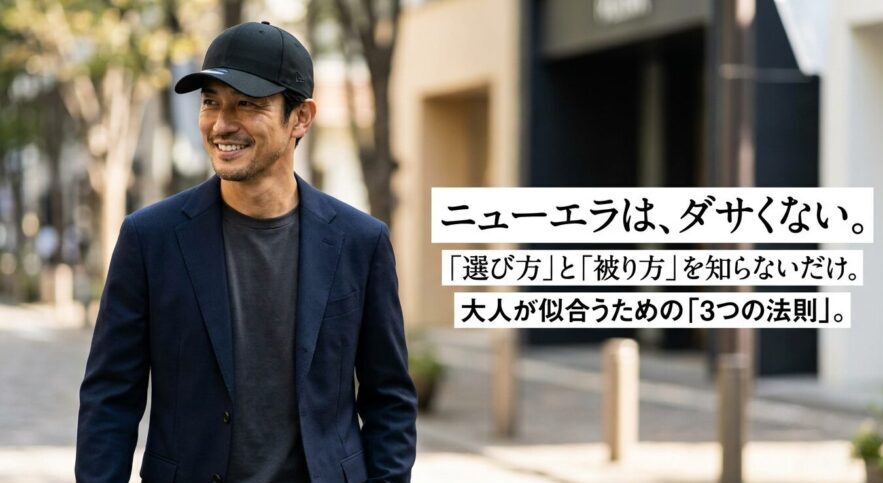 ニューエラはダサくない。大人が似合うための3つの法則
