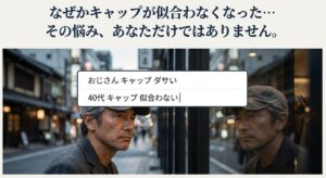 おじさんのキャップはダサい？大人世代が選ぶべき正解モデルとコーデ術