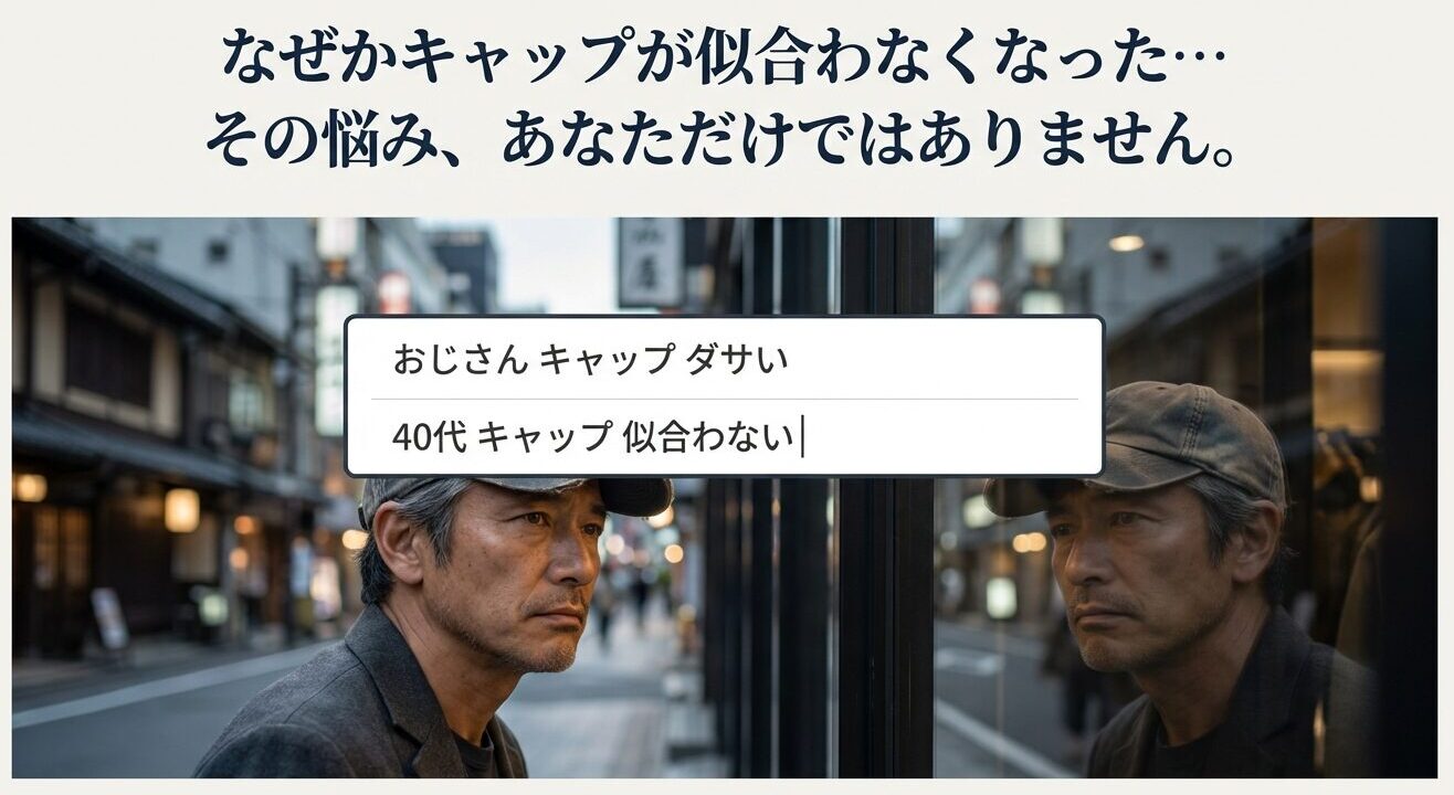 おじさんのキャップはダサい？大人世代が選ぶべき正解モデルとコーデ術