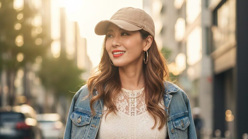 キャップの無地をダサいと言わせない正解コーデ