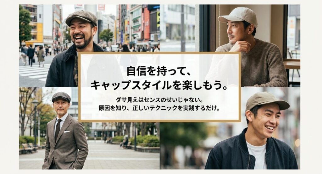自信を持ってキャップスタイルを楽しむためのアドバイス