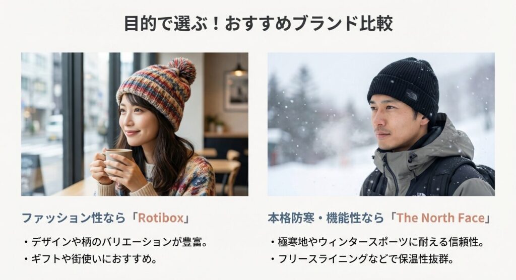 ファッション性のRotiboxと機能性のThe North Faceを用途別に比較したガイド