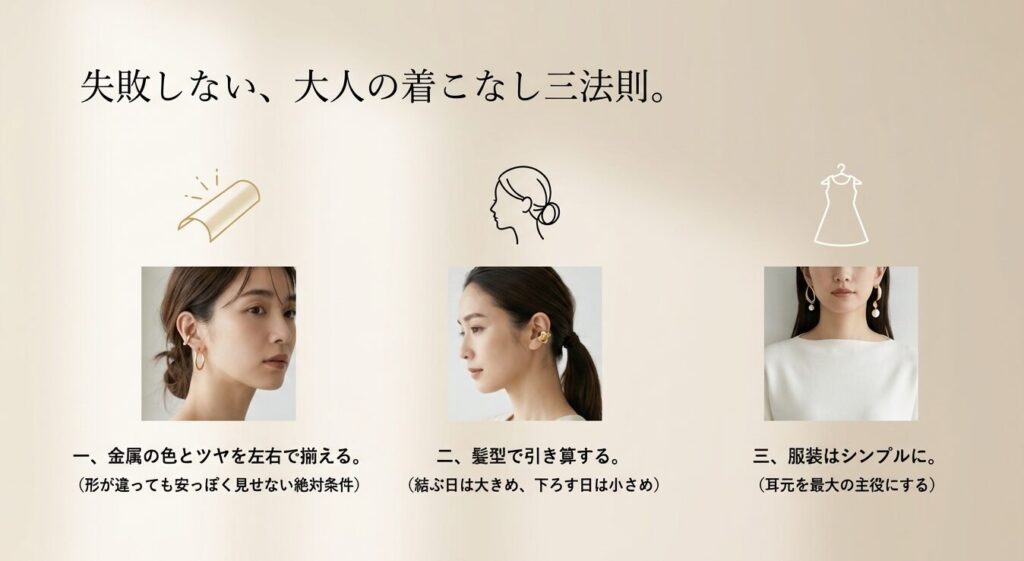 今は片耳ずつ選ぶのが主流。ジュエッテやエテなど人気国内ブランドでも片耳用ピアスが豊富