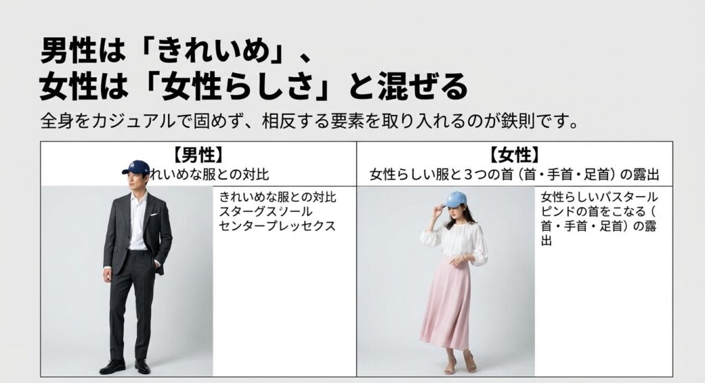男女別の正解コーデまとめ