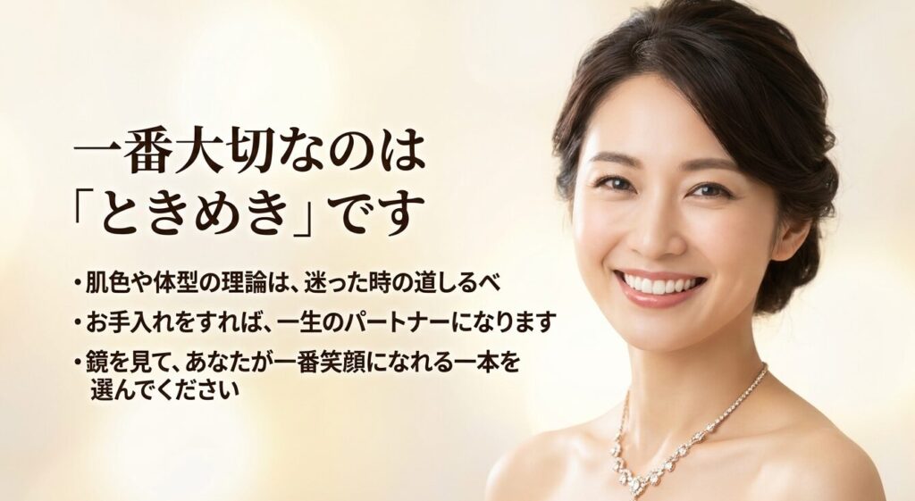 ネックレス選びで一番大切なのは心がときめくかどうか