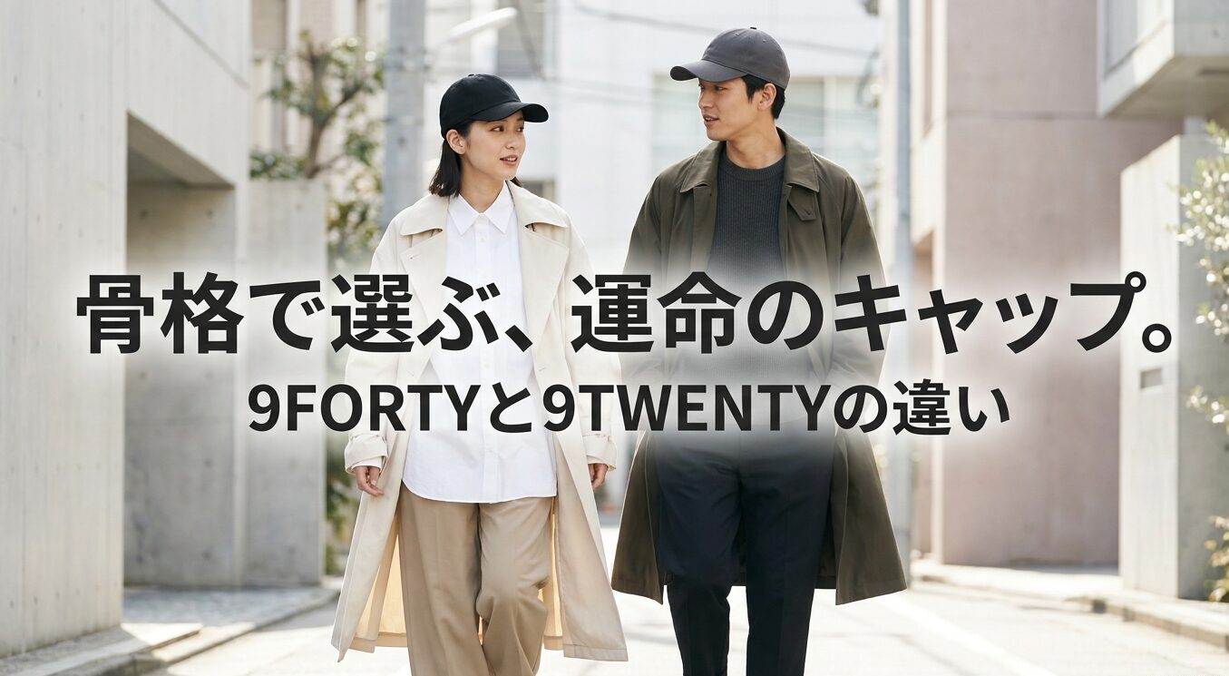 骨格で選ぶ、運命のキャップ。9FORTYと9TWENTYの違い