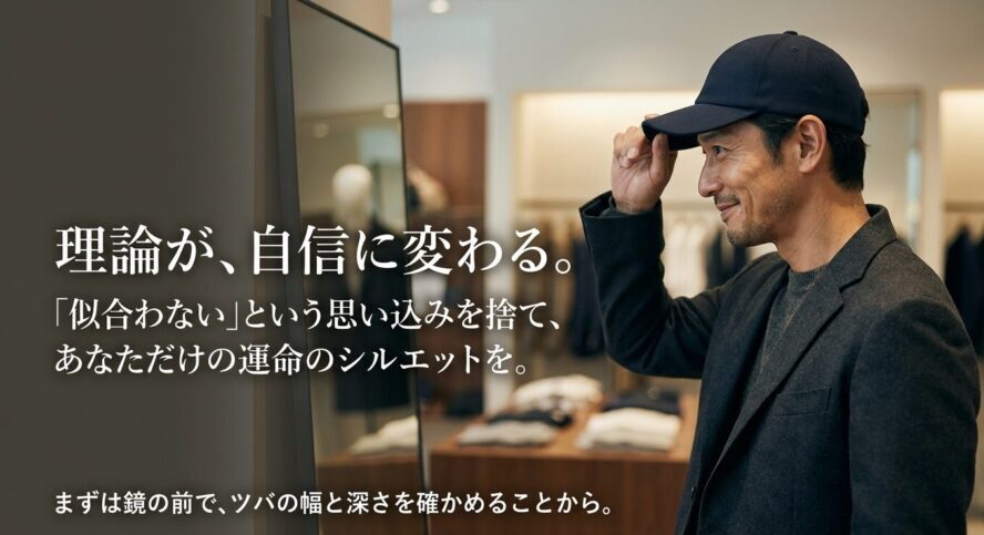 キャップ選びの理論を自信に変えて自分だけの運命のシルエットを見つける