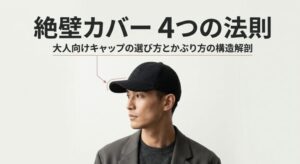 絶壁カバー4つの法則と大人向けキャップの選び方